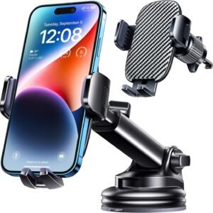 Suction-cup car phone mount