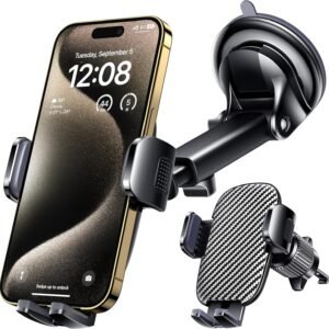 Multifunctional car phone mount